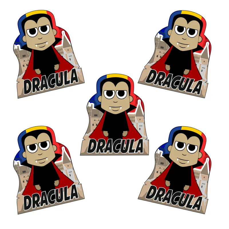 Mgs015-magnet frigider-romania-dracula